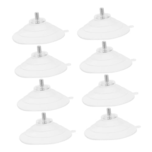 WHAMVOX 8 Stück Teiliges Transparente Pvc saugnäpfe mit Gewinde für Möbel Starke Haftung Glatten Oberflächen Sichere Befestigung für Glasplatten Tische Fenster und Badezimmer WHAMVOX 8 Stück Teiliges Transparente Pvc saugnäpfe mit Gewinde für Möbel Starke Haftung Glatten Oberflächen Sichere Befestigung für Glasplatten Tische Fenster und Badezimmer von WHAMVOX