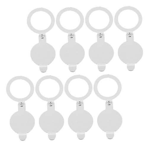 WHAMVOX 8 Stück Teiliges Türspion Abdeckungsset aus Privatsphäre Schutzplatte für Heim-türloch Einfache Montage Kompatibel mit Türspionen Ømm Innenmaß Silberfarben ohne Kleber für Wohnung WHAMVOX 8 Stück Teiliges Türspion Abdeckungsset aus Privatsphäre Schutzplatte für Heim-türloch Einfache Montage Kompatibel mit Türspionen Ømm Innenmaß Silberfarben ohne Kleber für Wohnung von WHAMVOX