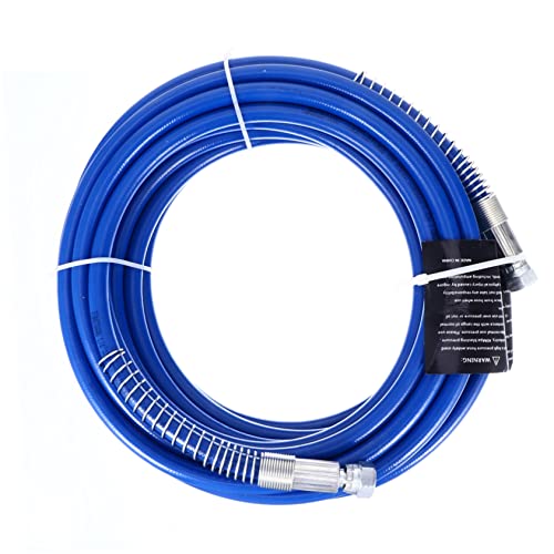 WHAMVOX Airless Farbschlauch Hochdruck Psi Flexibler Lackiergerät Schlauch Blau mit Kupplung und Federschutz für Vielseitige Spritzarbeiten von WHAMVOX