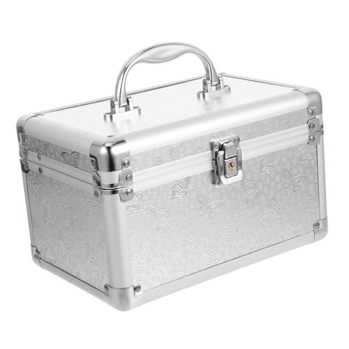WHAMVOX Aluminiumlegierung Mahjong Aufbewahrungsbox mit Tragegriff und Sicherheitsverschluss Stabile Multifunktionsbox für Haushaltsorganizer und Große Kapazität für Zuhause und Geschäft WHAMVOX Aluminiumlegierung Mahjong Aufbewahrungsbox mit Tragegriff und Sicherheitsverschluss Stabile Multifunktionsbox für Haushaltsorganizer und Große Kapazität für Zuhause und Geschäft von WHAMVOX