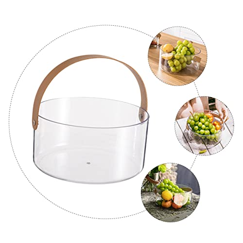 WHAMVOX Aufbewahrungskorb Pet Kunststoff Groß mit Griff Multifunktionaler Desktop Organizer für Zuhause Stilvoller Dekorationskorb Tragbar für Obst Blumen und Alltagsgegenstände WHAMVOX Aufbewahrungskorb Pet Kunststoff Groß mit Griff Multifunktionaler Desktop Organizer für Zuhause Stilvoller Dekorationskorb Tragbar für Obst Blumen und Alltagsgegenstände von WHAMVOX