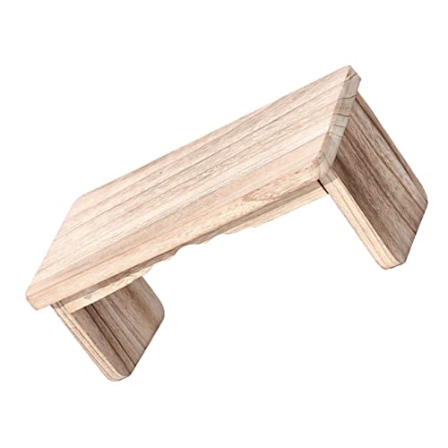 WHAMVOX Buddha Kniender Hocker Tragbarer Klapphocker Faltbare Bankdrückbank Holzbank Meditationsstuhl Kniende Meditationsbank Hölzerner Tritthocker Haushaltshocker Kniender von WHAMVOX