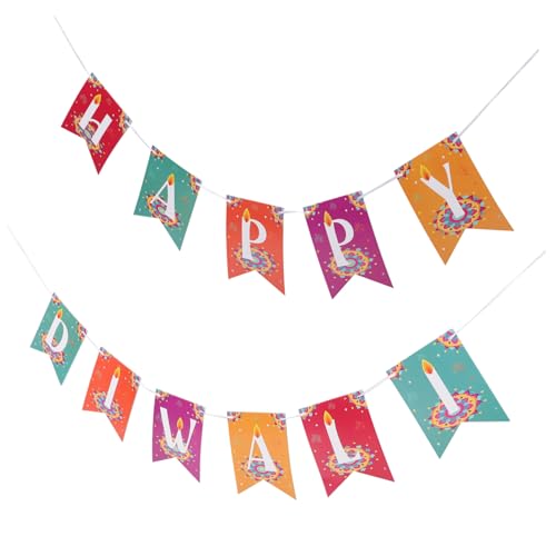 WHAMVOX Diwali Banner aus Robustem Papier Einfach Aufzuhängen Dekorative Happy Diwali Wimpelkette für Party Wand und Fensterdekoration als Festlicher Foto Hintergrund WHAMVOX Diwali Banner aus Robustem Papier Einfach Aufzuhängen Dekorative Happy Diwali Wimpelkette für Party Wand und Fensterdekoration als Festlicher Foto Hintergrund von WHAMVOX