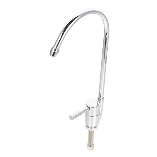 WHAMVOX Edelstahl Küchen Wasserhahn mit Drehfunktion Drehbarer Wasserfilter Wasserhahn für Spüle Langlebiger Leicht zu Reinigender Küchenarmatur Geeignet für Waschbeckeninstallation von WHAMVOX