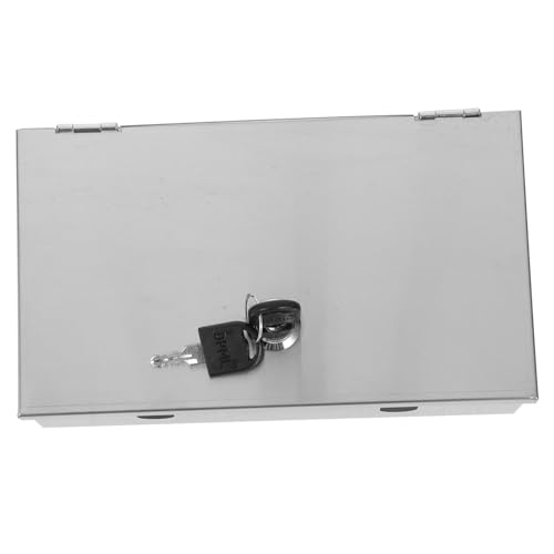 WHAMVOX Edelstahl Steckdosen Schutzkasten mit Schloss Wetterfest für Innen und Außen Diebstahlsichere Elektrische Steckdosenbox Wandmontage Rostfrei Vielseitig Einsetzbar Schlichte WHAMVOX Edelstahl Steckdosen Schutzkasten mit Schloss Wetterfest für Innen und Außen Diebstahlsichere Elektrische Steckdosenbox Wandmontage Rostfrei Vielseitig Einsetzbar Schlichte von WHAMVOX