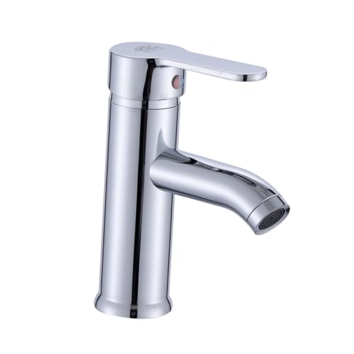 WHAMVOX Edelstahl Waschtischarmatur mit Niedrig Gebogenem Auslauf Einhebelmischer für Kaltes und Warmes Wasser Langlebiger Waschbecken Wasserhahn für Bad und Küche Praktische Spültisch WHAMVOX Edelstahl Waschtischarmatur mit Niedrig Gebogenem Auslauf Einhebelmischer für Kaltes und Warmes Wasser Langlebiger Waschbecken Wasserhahn für Bad und Küche Praktische Spültisch von WHAMVOX