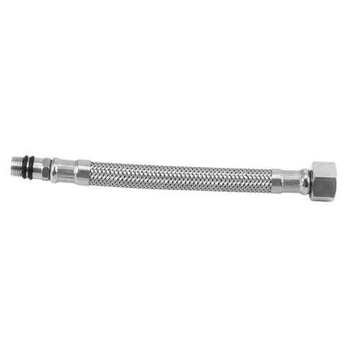WHAMVOX Edelstahl Wasseranschlussschlauch Leichtgewicht Flexibler Braided Wasserschlauch mit Drehbarem Anschluss für Bad Waschbecken Warm kaltwasserversorgung von WHAMVOX