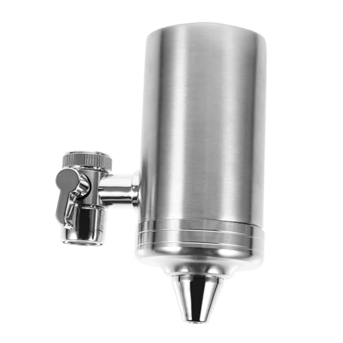 WHAMVOX Edelstahl Wasserhahnfilter Langlebiger Wasserfilter Aufsatz für Küche Effektive Geruchs Geschmacksreduzierung Sicherer Trinkwasserfilter Einfache Installation Silberfarben WHAMVOX Edelstahl Wasserhahnfilter Langlebiger Wasserfilter Aufsatz für Küche Effektive Geruchs Geschmacksreduzierung Sicherer Trinkwasserfilter Einfache Installation Silberfarben von WHAMVOX