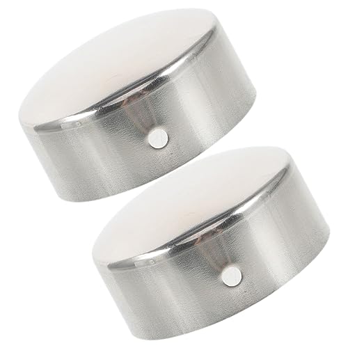 WHAMVOX Edelstahl-endkappen für Handläufe 38 Mm Durchmesser 2er-set Abdichtung für Holzhandläufe und Poliert von WHAMVOX