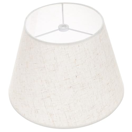 WHAMVOX Einfacher Vielseitiger Lampenschirm aus Natürlichem Leinen Retro Stil Blendfreies Licht für Tischlampe Wohnzimmer und Schlafzimmer Leicht zu Installieren Dekorativ und von WHAMVOX