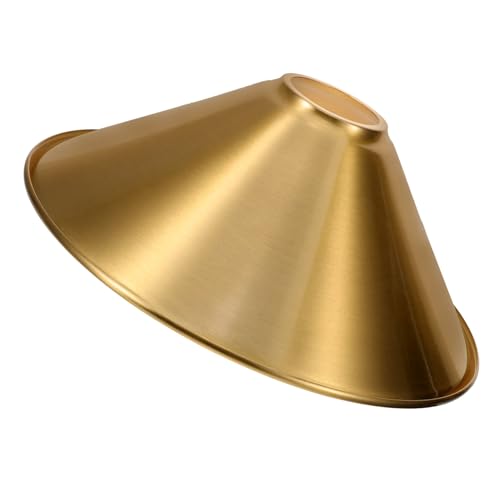 WHAMVOX Eisen Lampenschirm Kupferfarben Moderner Konischer Lampenschirm aus Metall für Steh Tischlampen Wohnzimmer Schlafzimmer Büro Restaurant WHAMVOX Eisen Lampenschirm Kupferfarben Moderner Konischer Lampenschirm aus Metall für Steh Tischlampen Wohnzimmer Schlafzimmer Büro Restaurant von WHAMVOX