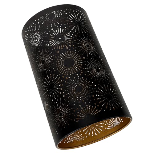 WHAMVOX Eisen Lampenschirm mit Hohlmuster Dekorativer Robuster Geeignet für Wand- Steh Deckenlampen Modernes Design für Wohnzimmer Büro und Restaurant Elegant und Praktisch von WHAMVOX