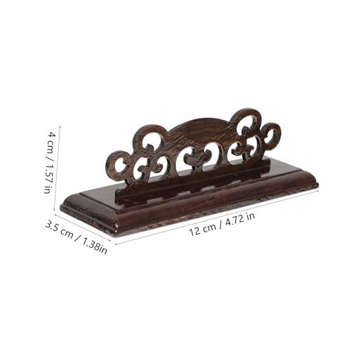 WHAMVOX Eleganter Fächerständer aus Hochwertigem Holz Stabiler Standfuß für Handfächer und Klappfächer Dekorativer Desktop Fan Halter mit Glatter Oberfläche zur Sicheren Aufbewahrung und WHAMVOX Eleganter Fächerständer aus Hochwertigem Holz Stabiler Standfuß für Handfächer und Klappfächer Dekorativer Desktop Fan Halter mit Glatter Oberfläche zur Sicheren Aufbewahrung und von WHAMVOX