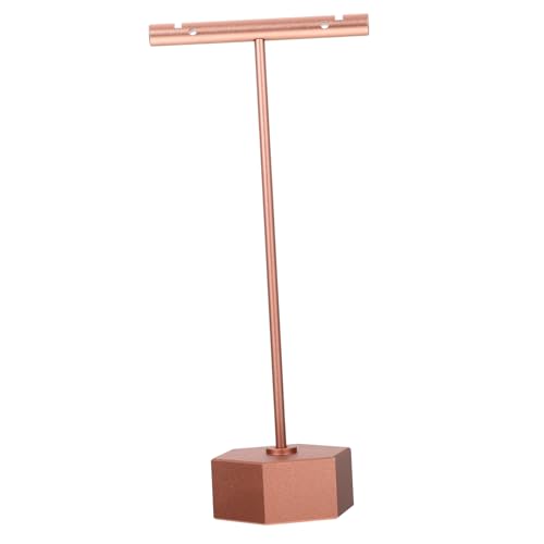 WHAMVOX Eleganter Schmuckhalter Halter Rosegold Groß Schmuckdisplay Ständer Robust Vielseitig für Ohrringe Halsketten und Haarschmuck Organizer von WHAMVOX