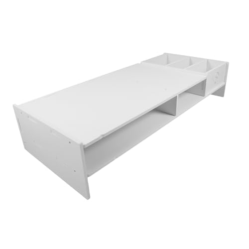 WHAMVOX Ergonomischer Schreibtisch-line-Organizer-monitorständer Mit Aufbewahrungsschublade Für Laptop-druckertastatur von WHAMVOX