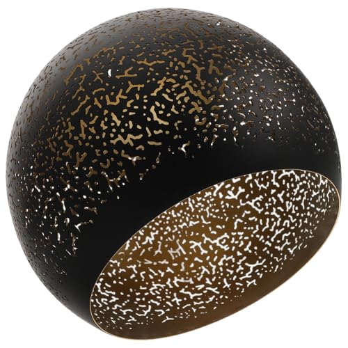 WHAMVOX Ersatz Lampenschirm Metall Hängelampe Eisen Lampenschirm Modern Hohlmuster Pendelleuchte für Küche Bar Wohnzimmer Büro von WHAMVOX