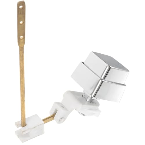 WHAMVOX Ersatz-WC-Griff mit seitlicher Presse, Spülgriff für alte Toiletten und Design, einfach kompatibel von WHAMVOX
