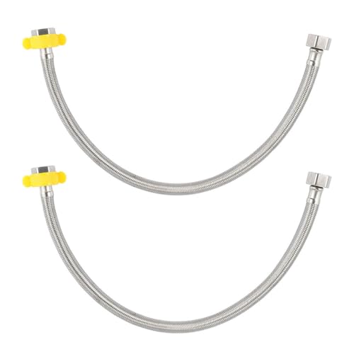 WHAMVOX Flexibler Edelstahl Wasserschlauch Hochdruckbeständig und Rostfrei Für Bad und Küche Wasserzulauf Schlauch für Wc Armatur Flexschlauch mit Kunststoffring und Langlebigem WHAMVOX Flexibler Edelstahl Wasserschlauch Hochdruckbeständig und Rostfrei Für Bad und Küche Wasserzulauf Schlauch für Wc Armatur Flexschlauch mit Kunststoffring und Langlebigem von WHAMVOX