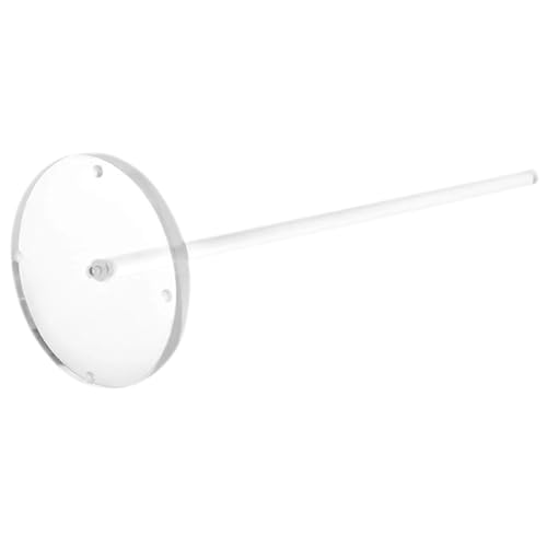 WHAMVOX Freistehender Toilettenpapierhalter aus Acryl Stabiler Bad Küchenrollenständer Platzsparender Klopapierhalter für Aufbewahrung von Ersatzrollen Elegantes Design Praktischer von WHAMVOX