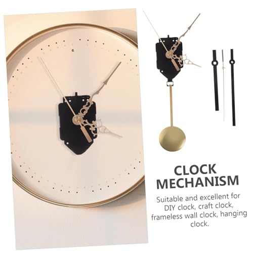 WHAMVOX Geräuschloses Uhrwerk Wanduhr Metall Uhrwerk Ersatzset DIY Uhr Reparaturteile Langlebig Kompatibel WHAMVOX Geräuschloses Uhrwerk Wanduhr Metall Uhrwerk Ersatzset DIY Uhr Reparaturteile Langlebig Kompatibel von WHAMVOX