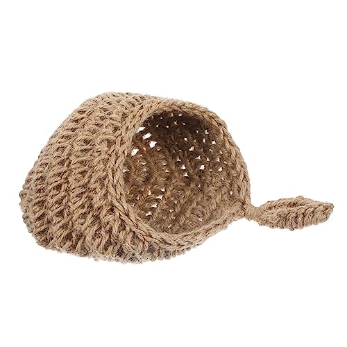 WHAMVOX Gewebte Hängetaschen Knoblauchhalter Zum Aufhängen Im Weidenkorb Hängender Blumentopf Wand Eierkorb Boho- - -korb Kleiner Hängekorb Betäuben Bohemien Netzbeutel Zur Aufbewahrung von WHAMVOX