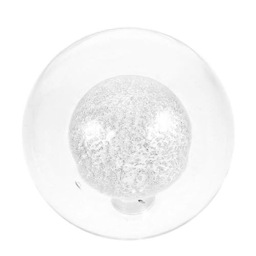 WHAMVOX Glas Lampenschirm Kugel Ersatzglas Transparent Seidenglanz Gewinde Pendelleuchte Wandleuchte Ersatz Lampenschirm für Moderne Beleuchtung von WHAMVOX