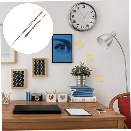 WHAMVOX Große Wanduhr Zeiger aus Schwarzem Walnussholz Robustes DIY Uhrwerk Zubehör Leicht und Bruchsicher Geeignet für Zifferblatt Praktische Ersatz uhrzeiger WHAMVOX Große Wanduhr Zeiger aus Schwarzem Walnussholz Robustes DIY Uhrwerk Zubehör Leicht und Bruchsicher Geeignet für Zifferblatt Praktische Ersatz uhrzeiger von WHAMVOX