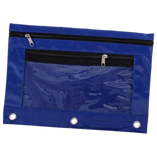 WHAMVOX Großes Federmäppchen Ring ordnerfunktion Transparente Fenster Doppelte Reißverschlusstaschen Strapazierfähiges Material Multifunktionale Stifttasche für Schule Büro und Reisen WHAMVOX Großes Federmäppchen Ring ordnerfunktion Transparente Fenster Doppelte Reißverschlusstaschen Strapazierfähiges Material Multifunktionale Stifttasche für Schule Büro und Reisen von WHAMVOX