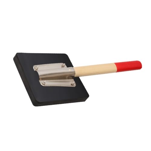 WHAMVOX Gummihammer mit Holzgriff Quadratischer Gummiklatscher für Fliesenverlegung Rutschfest Abriebfest Elastisch für Bodenbeläge und Bauarbeiten von WHAMVOX