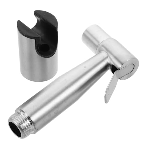 WHAMVOX Handheld Edelstahl Bidet Sprayer mit Halterung Vielseitiger Toiletten Windelreiniger Installieren für Haustierbad und Mobile Reinigung WHAMVOX Handheld Edelstahl Bidet Sprayer mit Halterung Vielseitiger Toiletten Windelreiniger Installieren für Haustierbad und Mobile Reinigung von WHAMVOX
