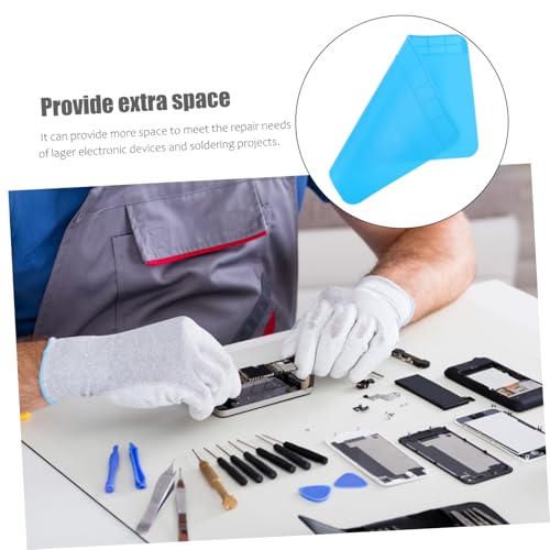 WHAMVOX Hitzebeständige Silikon Lötmatte Rutschfeste Reparaturunterlage für Werkbank Schutzplatte Hohe Temperaturbeständigkeit für Löten und Elektronikarbeiten WHAMVOX Hitzebeständige Silikon Lötmatte Rutschfeste Reparaturunterlage für Werkbank Schutzplatte Hohe Temperaturbeständigkeit für Löten und Elektronikarbeiten von WHAMVOX