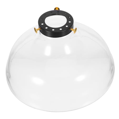 WHAMVOX Hitzebeständiger Handgeblasener Glasschirm Trichterform Klar Lampenschirm Ersatz für Wandleuchten Pendelleuchten Leuchtenabdeckung für Lichtfokussierung und Lange Lebensdauer von WHAMVOX