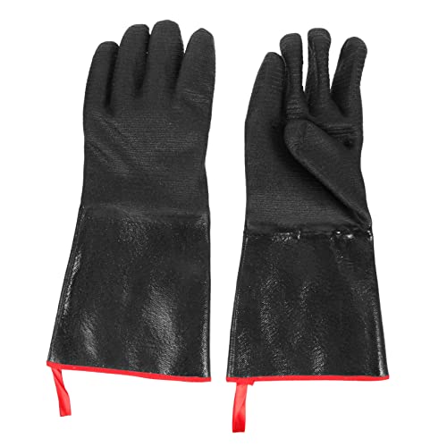 WHAMVOX Hitzehandschuhe Neopren Hitzebeständig bis Bbq Grillhandschuhe Küchenhandschuhe für Outdoor Camping Ofen Mikrowelle Schutz bei Hohen Temperaturen von WHAMVOX