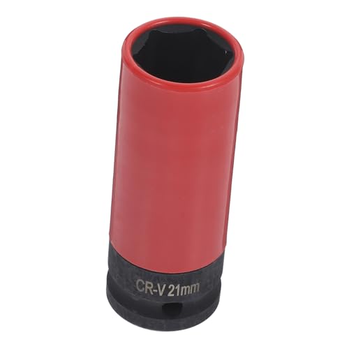 WHAMVOX Impact Lug Nut Stecknuss Schlagschrauber mit Schutz Hochfester Dünnwandig Tief für Radschrauben Langlebig und Abriebfest von WHAMVOX