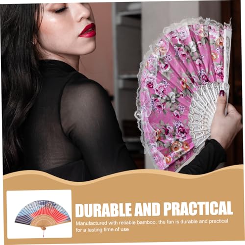 WHAMVOX Japanischer Faltfächer aus stabilem Holz und Seide Handlicher Retro-Handventilator mit farbenfrohem Muster Faltbarer Handfächer als Dekoration und Tanzrequisit WHAMVOX Japanischer Faltfächer aus stabilem Holz und Seide Handlicher Retro-Handventilator mit farbenfrohem Muster Faltbarer Handfächer als Dekoration und Tanzrequisit von WHAMVOX