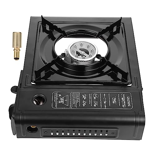 WHAMVOX Kassetten Gasherd Tragbarer Campingkocher Für Outdoor Und Indoor Leicht Und Flexibel Multifunktionales Kochgeschirr Mit Flammenregulierung Für Grillen Und Ausflüge von WHAMVOX