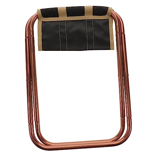 WHAMVOX Kompakter Faltbarer Campinghocker Aluminiumlegierung Kleiner Tragbarer Klappstuhl mit Robustem Oxford Leicht und Schnell Aufklappbar für Angeln Wandern und Outdoor Aktivitäten von WHAMVOX
