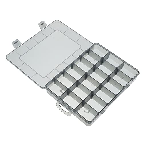 WHAMVOX Kunststoff Aufbewahrungsbox mit Fächern Tragbarer Werkzeug Organizer Fächer für Schrauben Teile und Kunsthandwerk Robustes Design mit Deckel WHAMVOX Kunststoff Aufbewahrungsbox mit Fächern Tragbarer Werkzeug Organizer Fächer für Schrauben Teile und Kunsthandwerk Robustes Design mit Deckel von WHAMVOX