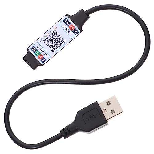 WHAMVOX LED Controller für Rgb LED Streifen Kabelloser USB Controller mit Musikmodus und Timing Funktion für Stimmungsvolle Beleuchtung Schlafzimmern und Partys von WHAMVOX
