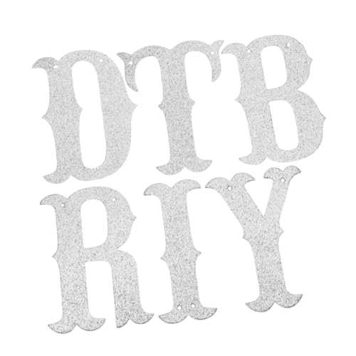 WHAMVOX Lange Happy Birthday Girlande Silber Glitzer Doppel-Schicht Buchstaben Party Deko Banner für Geburtstag Feier Fenster Wand Tür Dekoration WHAMVOX Lange Happy Birthday Girlande Silber Glitzer Doppel-Schicht Buchstaben Party Deko Banner für Geburtstag Feier Fenster Wand Tür Dekoration von WHAMVOX
