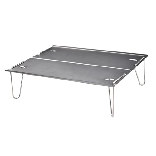 WHAMVOX Leichter Klappbarer Mini Campingtisch aus Stabiler Outdoor Picknick Wandertisch Tragbarer Faltbarer Gartentisch für Camping Grillen Strand und Balkon Einfach zu Reinigen und WHAMVOX Leichter Klappbarer Mini Campingtisch aus Stabiler Outdoor Picknick Wandertisch Tragbarer Faltbarer Gartentisch für Camping Grillen Strand und Balkon Einfach zu Reinigen und von WHAMVOX
