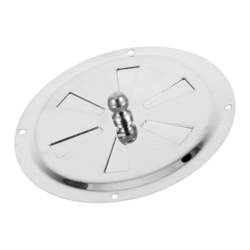 WHAMVOX Lüftungsplatte Rund mit Verstellbaren Lamellen für Grill Smoker Ventilation Outlet für Luftzirkulation Regenwasserschutz Einfache Installation WHAMVOX Lüftungsplatte Rund mit Verstellbaren Lamellen für Grill Smoker Ventilation Outlet für Luftzirkulation Regenwasserschutz Einfache Installation von WHAMVOX