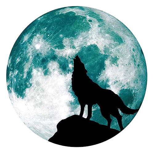 WHAMVOX 1stück Nachtleuchtender Wandsticker Mond Und Muster Aufkleber Für Halloween Grünes Design Für Schlafzimmer Und Wohnzimmer Deko WHAMVOX 1stück Nachtleuchtender Wandsticker Mond Und Muster Aufkleber Für Halloween Grünes Design Für Schlafzimmer Und Wohnzimmer Deko von WHAMVOX