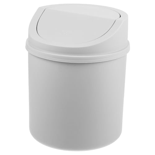 WHAMVOX Mini Mülleimer mit Deckel Kompakter Geruchsdichter Tischabfallbehälter aus Wiederverwertbarem Vielseitig für Küche Bad Büro Platzsparender Kleiner Abfalleimer WHAMVOX Mini Mülleimer mit Deckel Kompakter Geruchsdichter Tischabfallbehälter aus Wiederverwertbarem Vielseitig für Küche Bad Büro Platzsparender Kleiner Abfalleimer von WHAMVOX