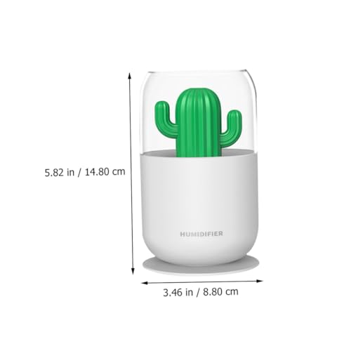 WHAMVOX Mini USB Luftbefeuchter Miniatur Kaktusform mit Nachtlicht Tragbarer Desktop Luftbefeuchter für Büro Schlafzimmer Reise Platzsparend Leise Effektive Luftbefeuchtung WHAMVOX Mini USB Luftbefeuchter Miniatur Kaktusform mit Nachtlicht Tragbarer Desktop Luftbefeuchter für Büro Schlafzimmer Reise Platzsparend Leise Effektive Luftbefeuchtung von WHAMVOX