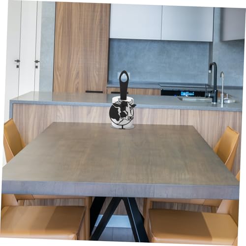 WHAMVOX Moderner Küchenrollenhalter Kreativer Kuh Design Tissue Holder für Küche und Büro Stilvoller Stabiler Papierhandtuchständer für Wohnräume und Gastronomie von WHAMVOX