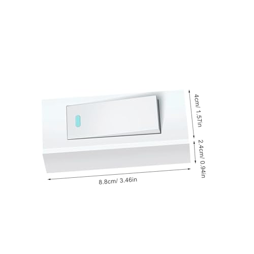 WHAMVOX Multi funktion Wandlicht Schalter Weiß Einpoliger Druckknopf Sicherheitslampe Haushaltszubehör Installieren Robust und Langlebig WHAMVOX Multi funktion Wandlicht Schalter Weiß Einpoliger Druckknopf Sicherheitslampe Haushaltszubehör Installieren Robust und Langlebig von WHAMVOX