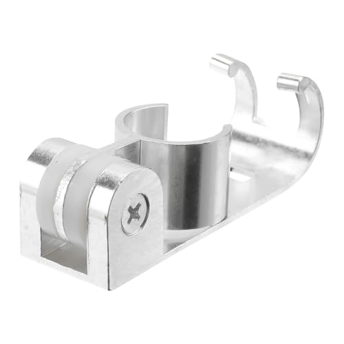 WHAMVOX Multifunktionale Duschhalterung aus Space aluminium mit Verstellbarem Sitz und Rostfreiem Haken Dusche Basis für Badezimmer Inklusive Halter für Duschschlauch und Handbrause von WHAMVOX