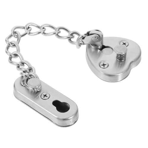 WHAMVOX No-drill Anti-theft Türkette Edelstahl Sicherheitskette mit Herzform Verstellbar Drucköffnend Kompakt und Robust Hotel-standard Schutz für Innen Wohnungstüren WHAMVOX No-drill Anti-theft Türkette Edelstahl Sicherheitskette mit Herzform Verstellbar Drucköffnend Kompakt und Robust Hotel-standard Schutz für Innen Wohnungstüren von WHAMVOX