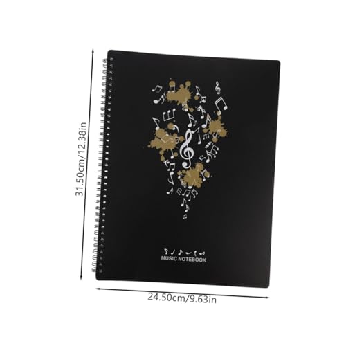 WHAMVOX Notenordner mit Seiten Transparenten Einlagen Langlebiger Klavier Notenmappe Ordner für Musiker Stilvoller Musikordner für die Übersichtliche Aufbewahrung von Notenblättern und WHAMVOX Notenordner mit Seiten Transparenten Einlagen Langlebiger Klavier Notenmappe Ordner für Musiker Stilvoller Musikordner für die Übersichtliche Aufbewahrung von Notenblättern und von WHAMVOX